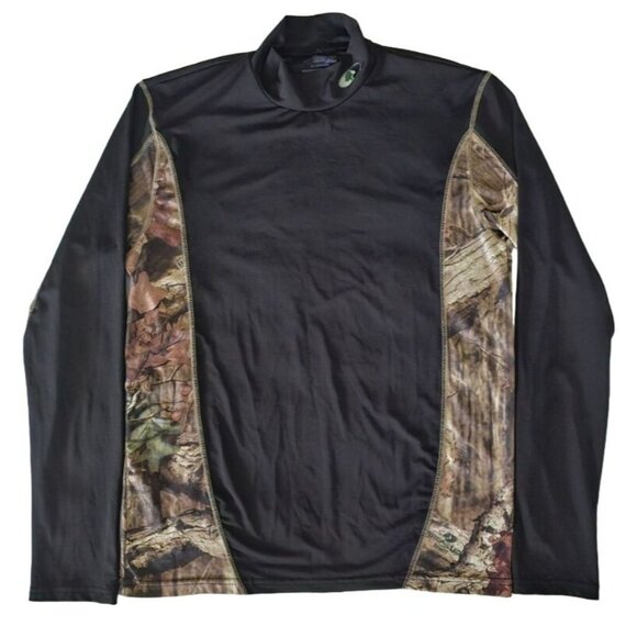 Break Up Infinity Men's Black Mossy Oak Performance Field Tee Sz Medium (38-40) - Picture 1 of 10